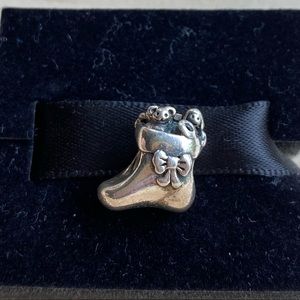 RETIRED Pandora Santa’s Stocking 2014 Charm